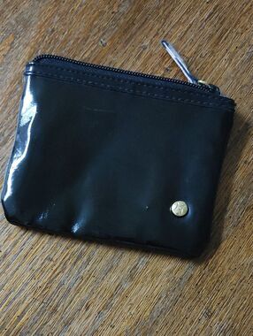 Stephanie Johnson Black Patent Leather Change Purse